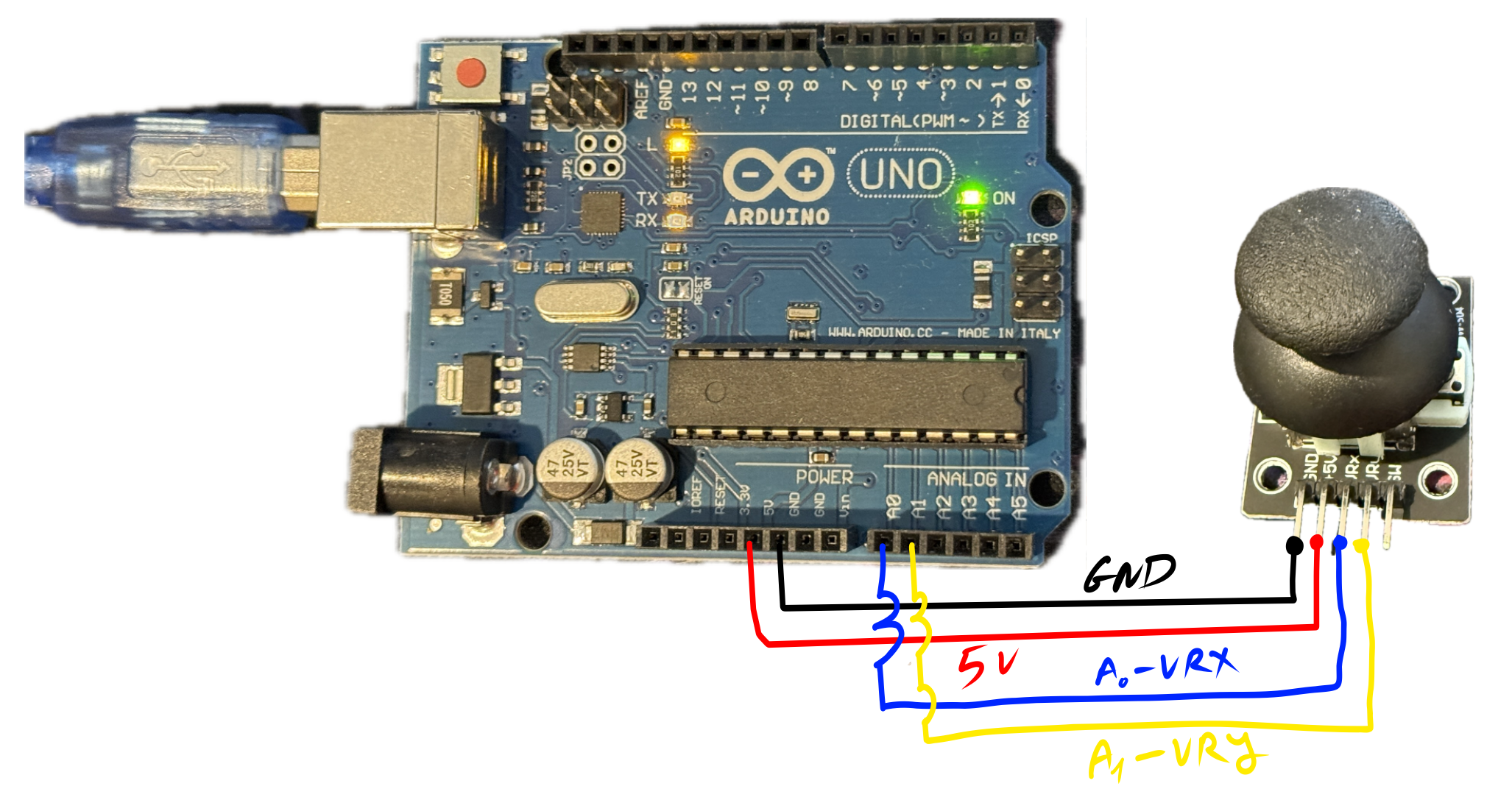 Joystick circuit diagram